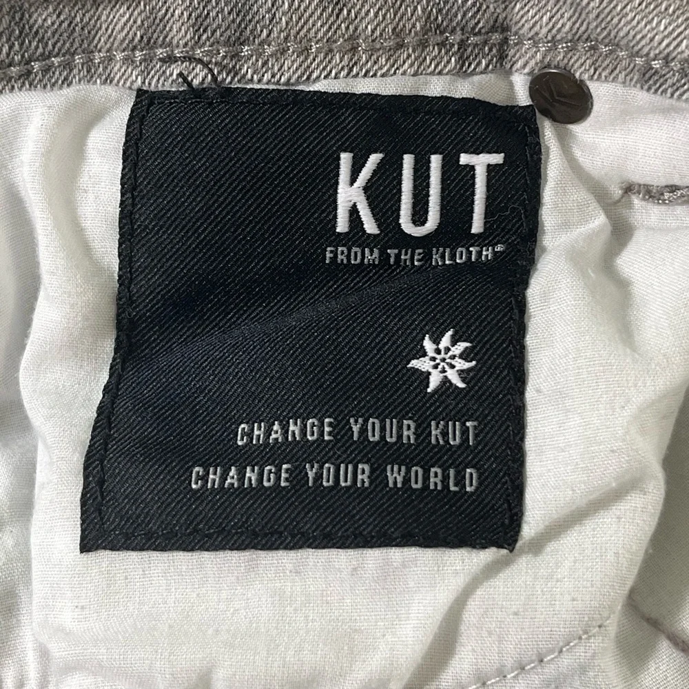 Kut from the Kloth Animal Print Skinny Woman’s Jeans Cotton Blend  Size 8 - Picture 7 of 12